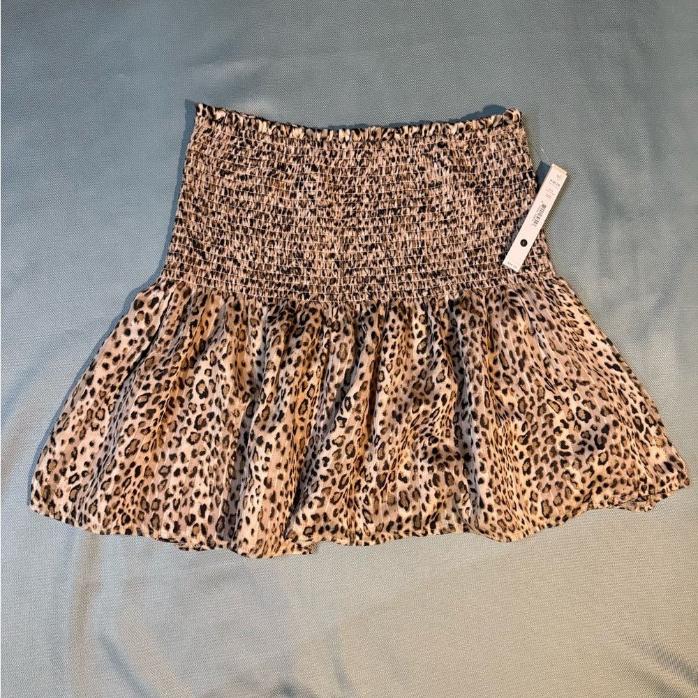 Animal print skirt